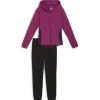 Hooded Sweat Suit Fl Cl G Tuta Bimba 4a-16a