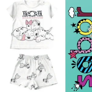 Pigiama Corto 101 Dalmaties Bimba 12-30m