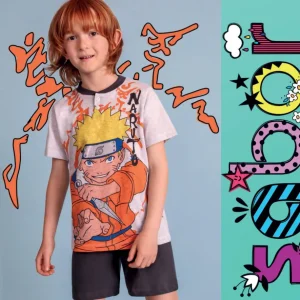 Pigiama Corto Naruto Bimbo 3-10a