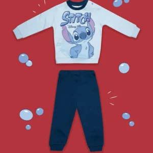 Pigiama Felpato Stitch Bimbo 12m-30m