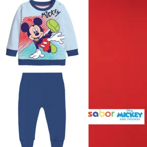 Pigiama Lungo Mickey Bimbo 12m-30m