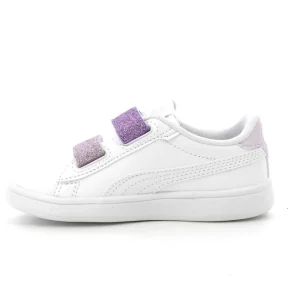 Puma Smash 3.0 L Glitter Velcro V Ps Scarpe Bimbe