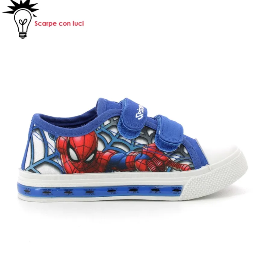 scarpa_tela_bassa_con_luc_0-1.webp Scarpa Tela Bassa Con Luci Spiderman Bimbo 25-33