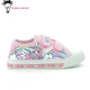 Scarpa Tela Bassa Con Luci Unicorno Bimba 25-33