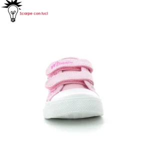 Scarpa Tela Bassa Con Luci Minnie Bimba 25-33