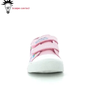 Scarpa Tela Bassa Con Luci Unicorno Bimba 25-33