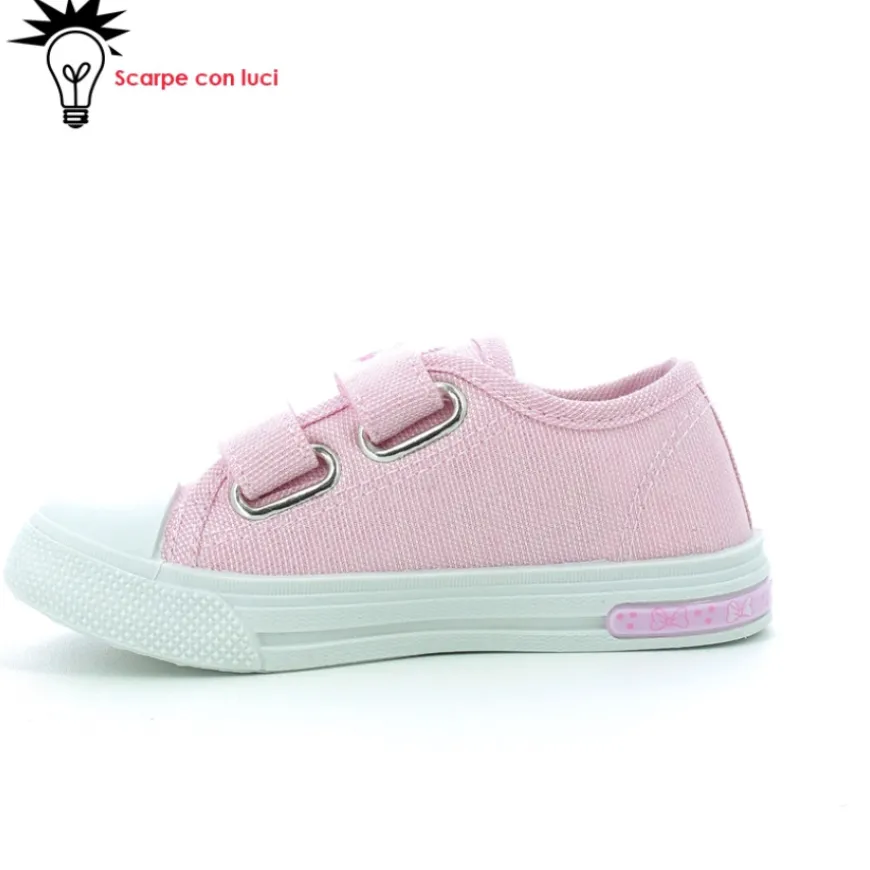 scarpa_tela_bassa_con_luc_2-3.webp Scarpa Tela Bassa Con Luci Minnie Bimba 25-33