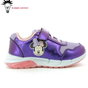 Sneakers Bassa Con Luci Minnie 24-32