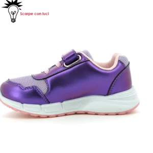 Sneakers Bassa Con Luci Minnie 24-32