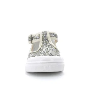 Sneakers Due Occhi Fibbia Glitter 19-23