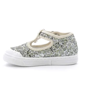 Sneakers Due Occhi Fibbia Glitter 19-23