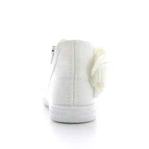 Sneakers Tela Alta Con Fiore 24-37