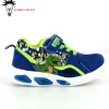 Sneakers Velcro Con Luci Dinosauro Bambino 21-25