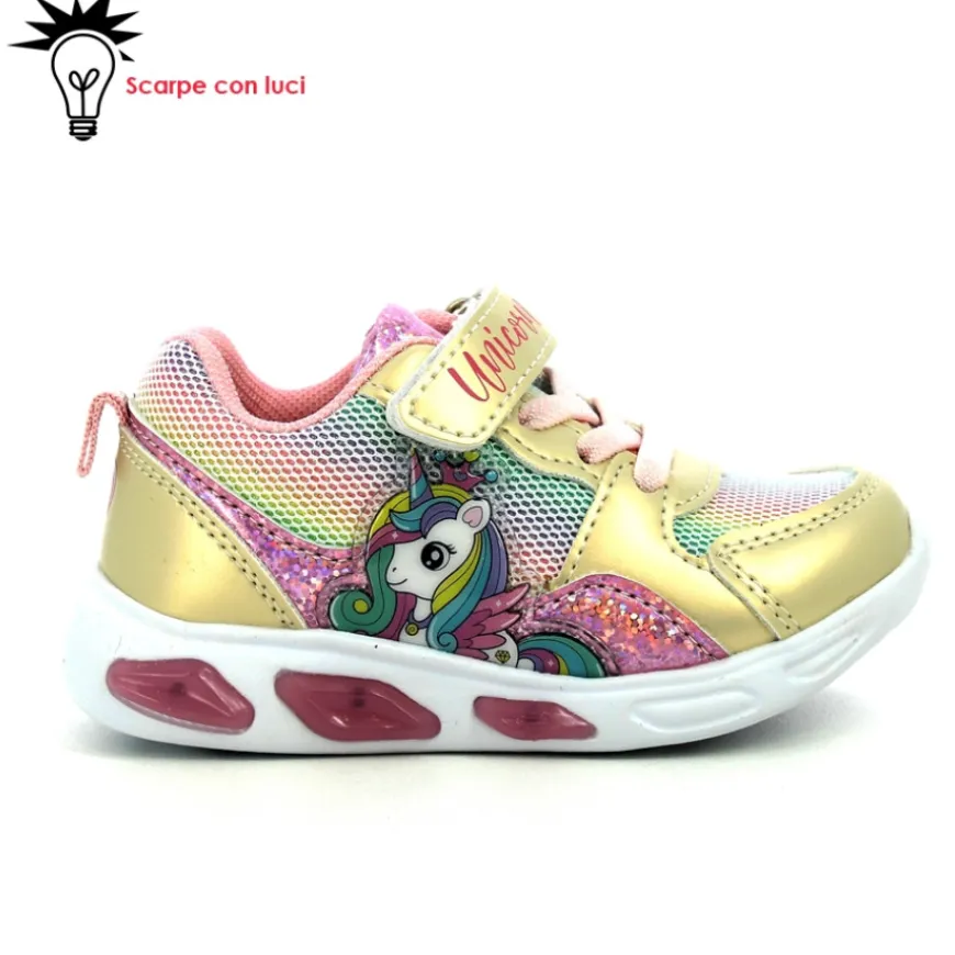sneakers_velcro_con_luci__0-9.webp Sneakers Velcro Con Luci Unicorno Bambina 21-25