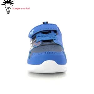 Sneakers Velcro Con Luci Mickey Bambino 21-25