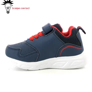 Sneakers Velcro Con Luci Paw Patrol Bambino 21-25