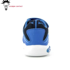 Sneakers Velcro Con Luci Mickey Bambino 21-25