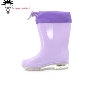 Stivaletti Pioggia Frozen Con Luci Bambina 24-32