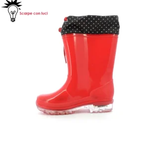 Stivaletti Pioggia Minnie Con Luci Bambina 24-32