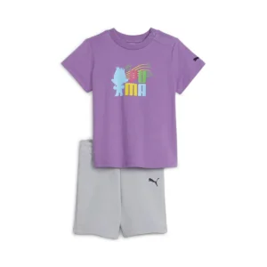 Trolls Minicats Tee & Shorts Set Completo Bimbi 4m